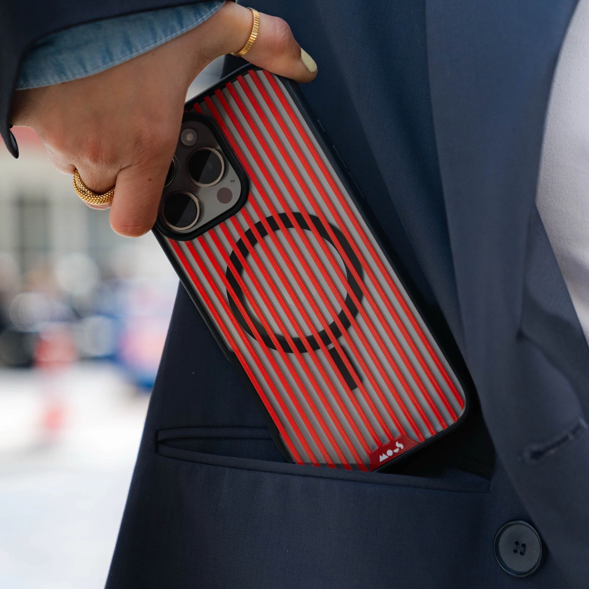 Flame Protective Phone Case - Pinstripe MagSafe - Image 13