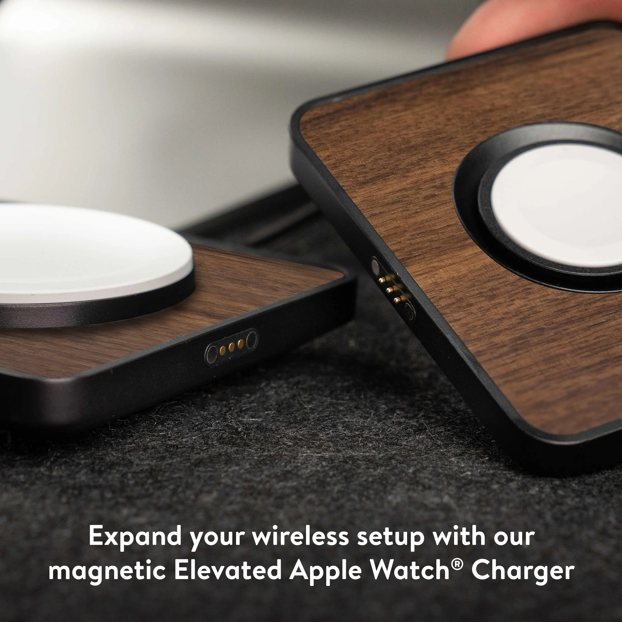 Walnut Wireless Charging Pad - Image 7